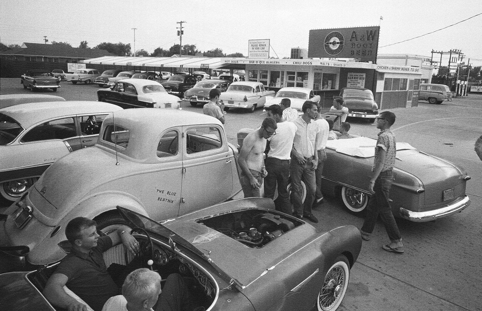 Hanging out at the drive-in, 1959